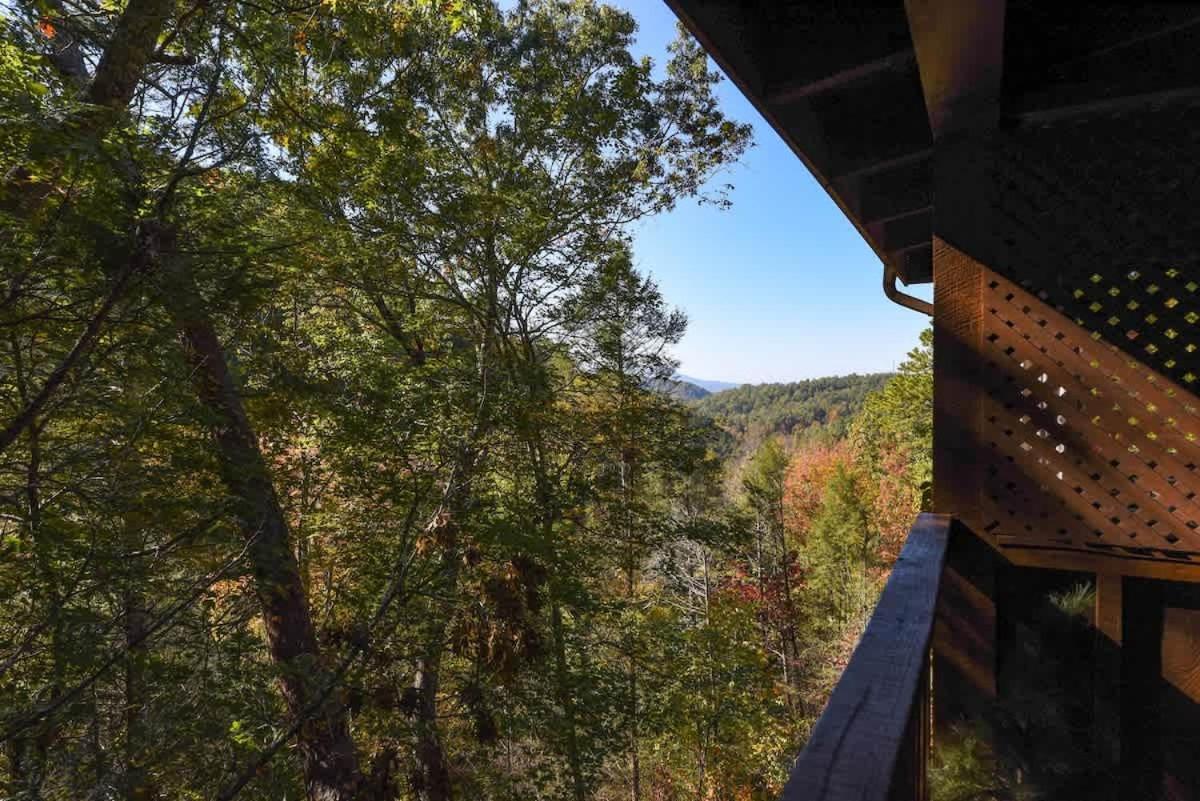 Nice View Fireplace, Hot Tub, Porch Bed, Private Sevierville Dış mekan fotoğraf