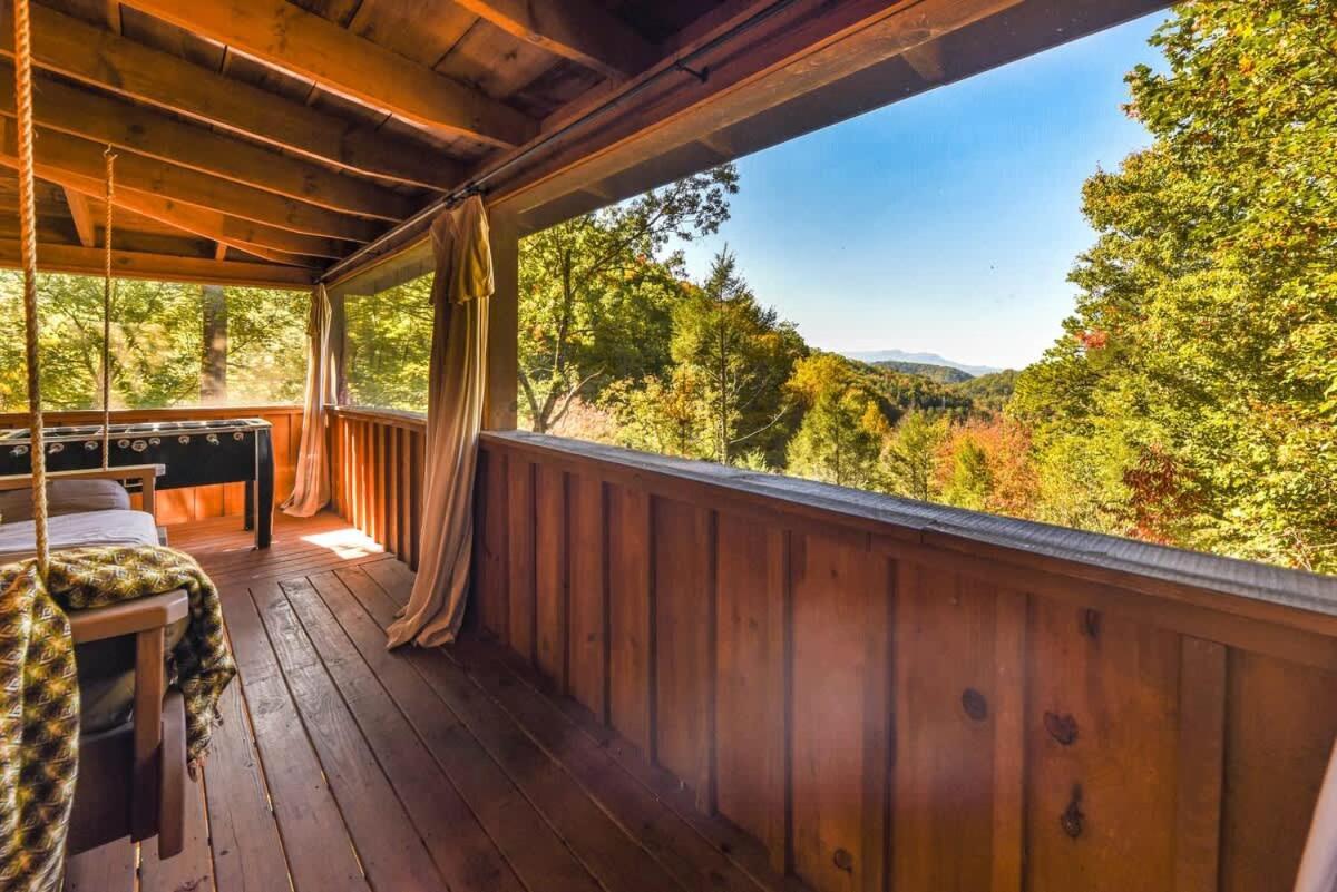 Nice View Fireplace, Hot Tub, Porch Bed, Private Sevierville Dış mekan fotoğraf