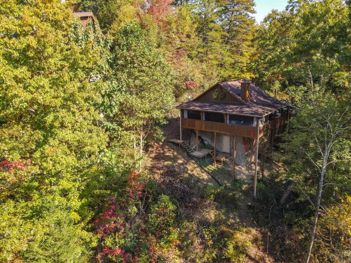 Nice View Fireplace, Hot Tub, Porch Bed, Private Sevierville Dış mekan fotoğraf