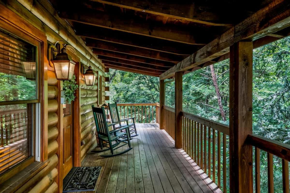 Nice View Fireplace, Hot Tub, Porch Bed, Private Sevierville Dış mekan fotoğraf